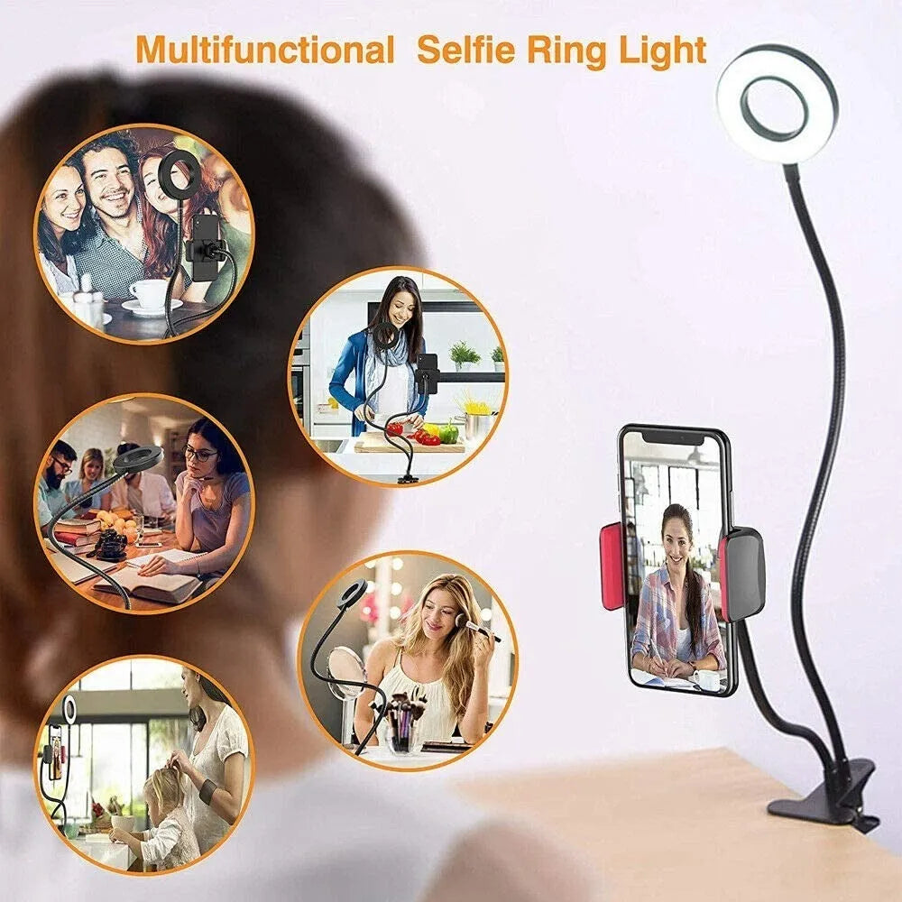 Soporte para Selfies con Aro de Luz